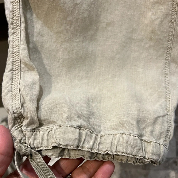 Tommy Bahama Aubrey Fit Size 6 Linen khaki pants - Picture 7 of 11